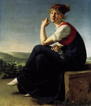 Heinrike Dannecker 1802 	by Christian Gottlieb Schick 1776-1812 	Nationalgalerie Berlin